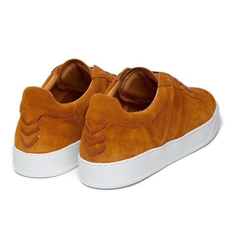 women's tan suede sneakers.